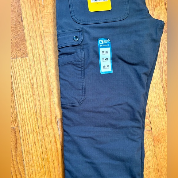 NWT Carhartt Rugged Flex Relax Fit Ripstop Cargo Fleece Lined Men’s 32x30 Pants - Picture 7 of 9